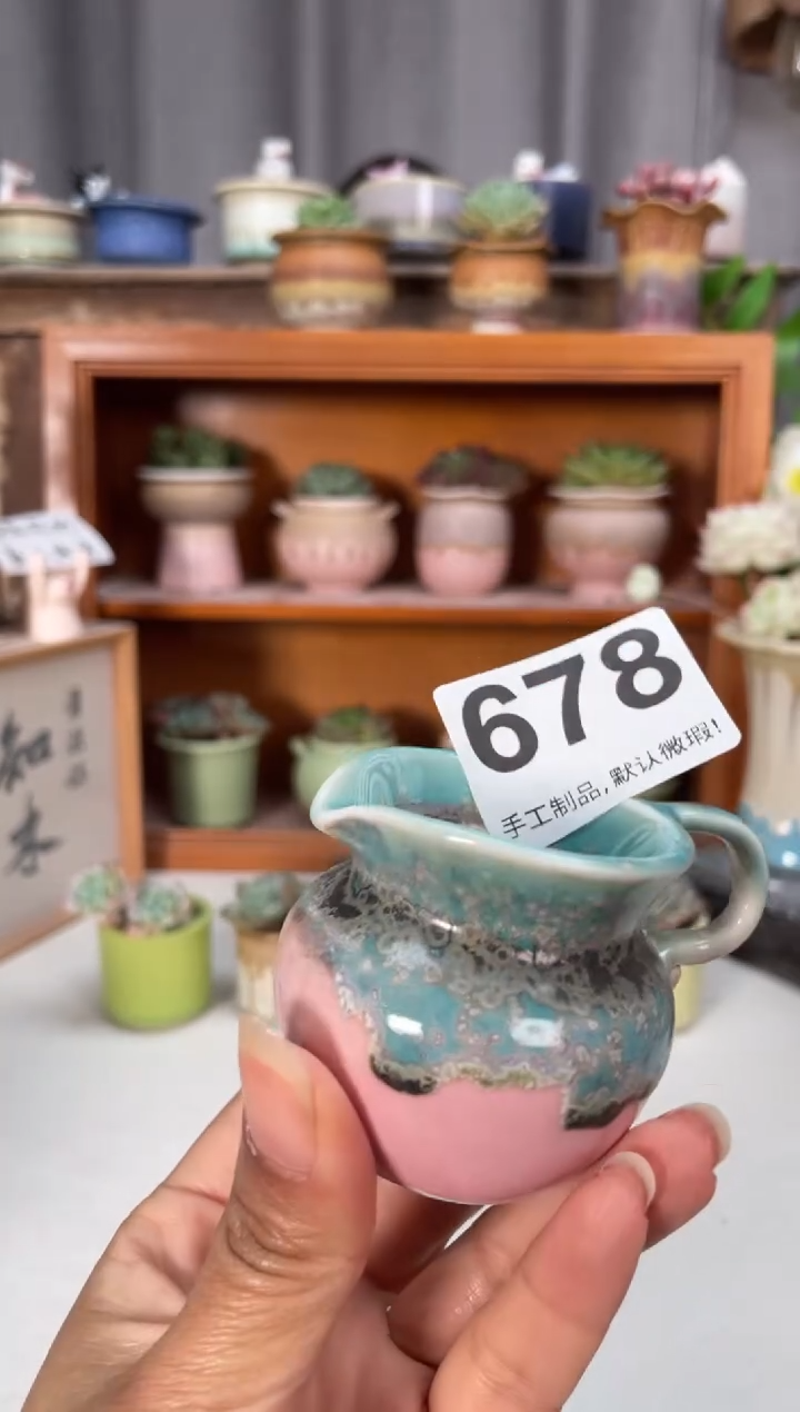 瓷片678知木小芳花盆