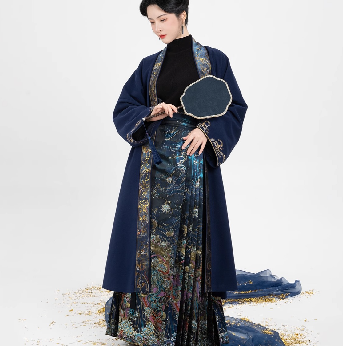 2026织金妆花马面裙秋冬套装轻苍达人链接新