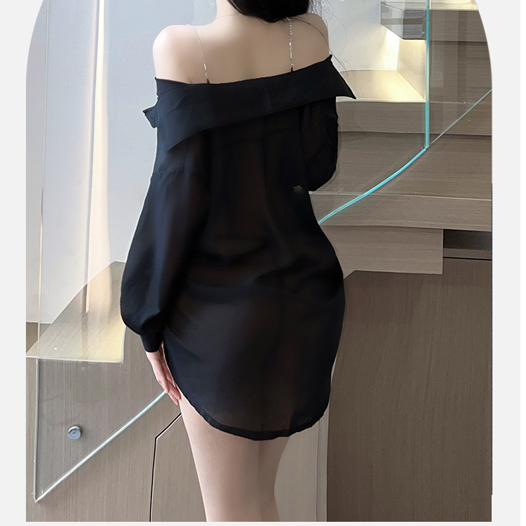 夏季性感丝绸吊带睡裙睡衣女薄款冰丝美背睡衣居家服2056