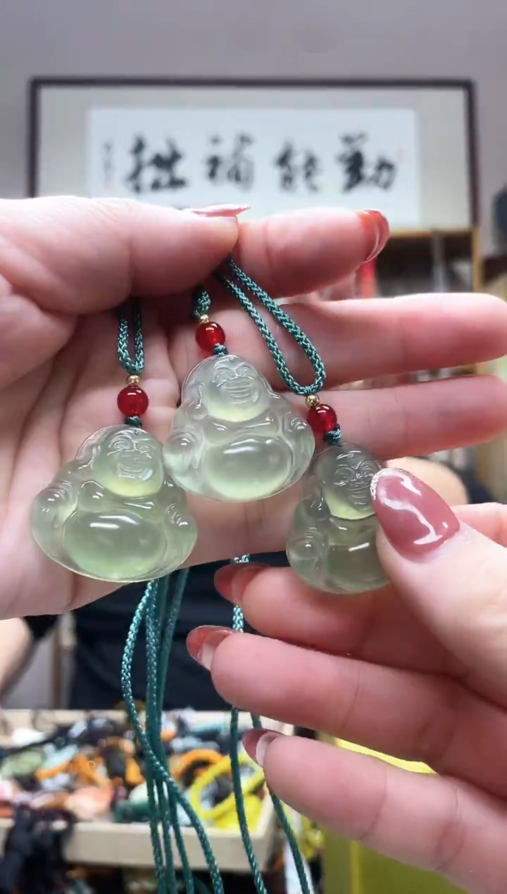 未镶嵌岫玉吊坠`多样性发货 拍一发一