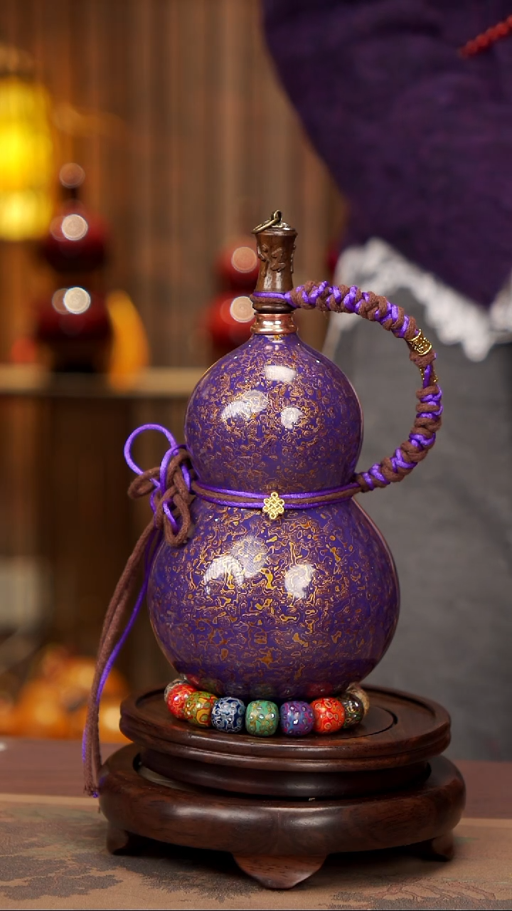 【闪购商品】123易林高端工艺大漆酒葫芦--518