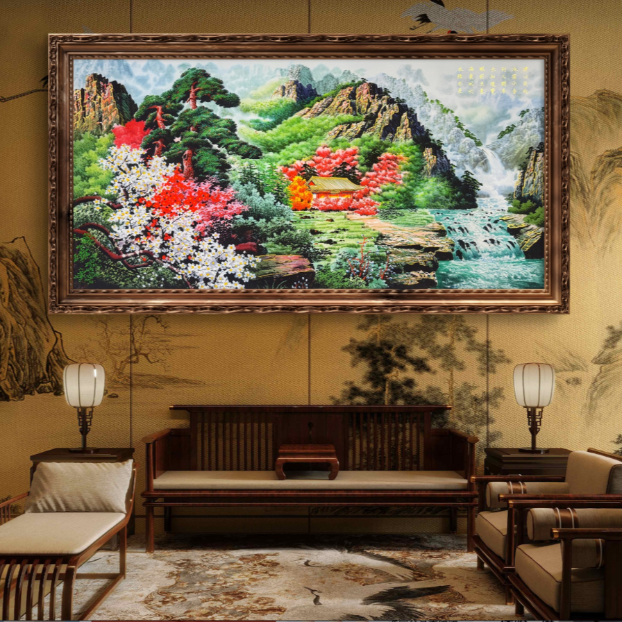 许婷婷展览代表作品---《璧山雅居》