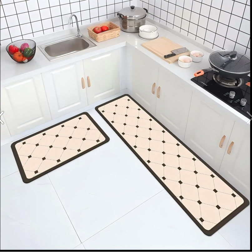 KX8029-28【40×60-40×120cm】硅藻泥厨房地垫防滑防油免洗耐脏