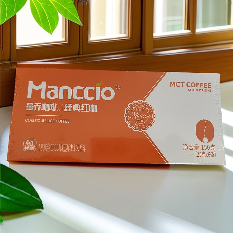 （新规格）曼乔经典红枣咖啡6条×25g/盒【2盒】