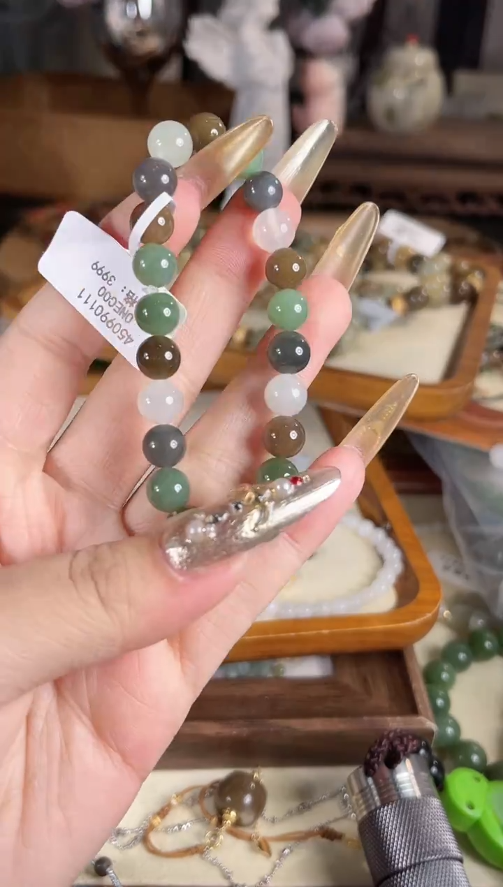 未镶嵌手链和田玉多样性发其一孤品默认微瑕