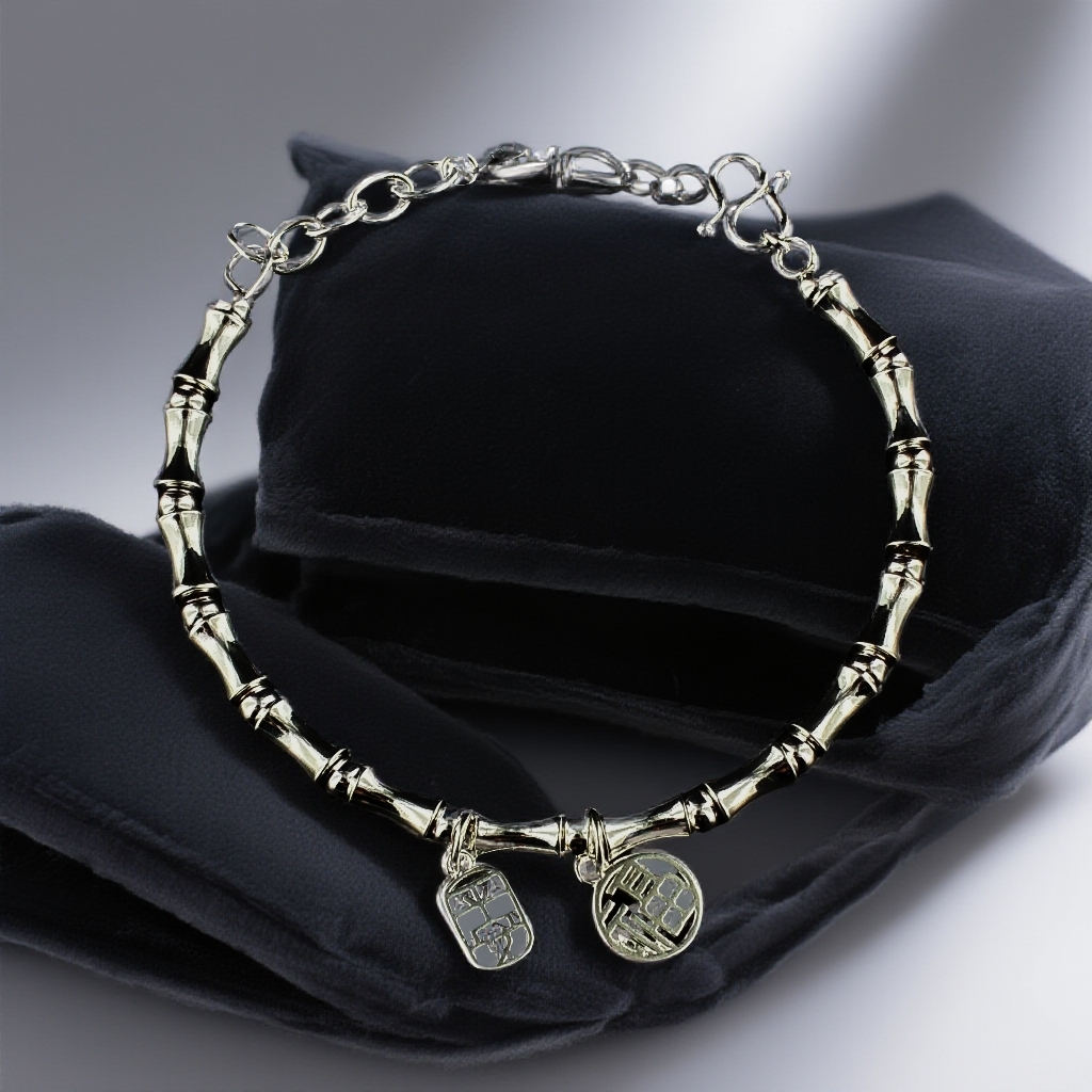 【抓紧处理】轻奢设计ins风女款气质定制生肖挂饰A601竹节平安福