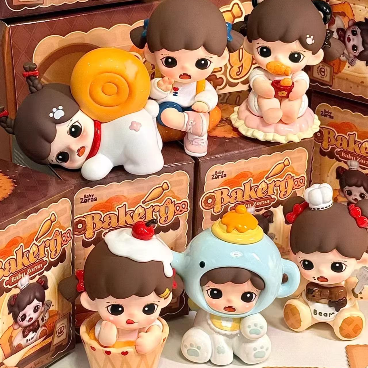 【拆盒】Zoraa妹宝烘焙店系列盲盒潮玩手办