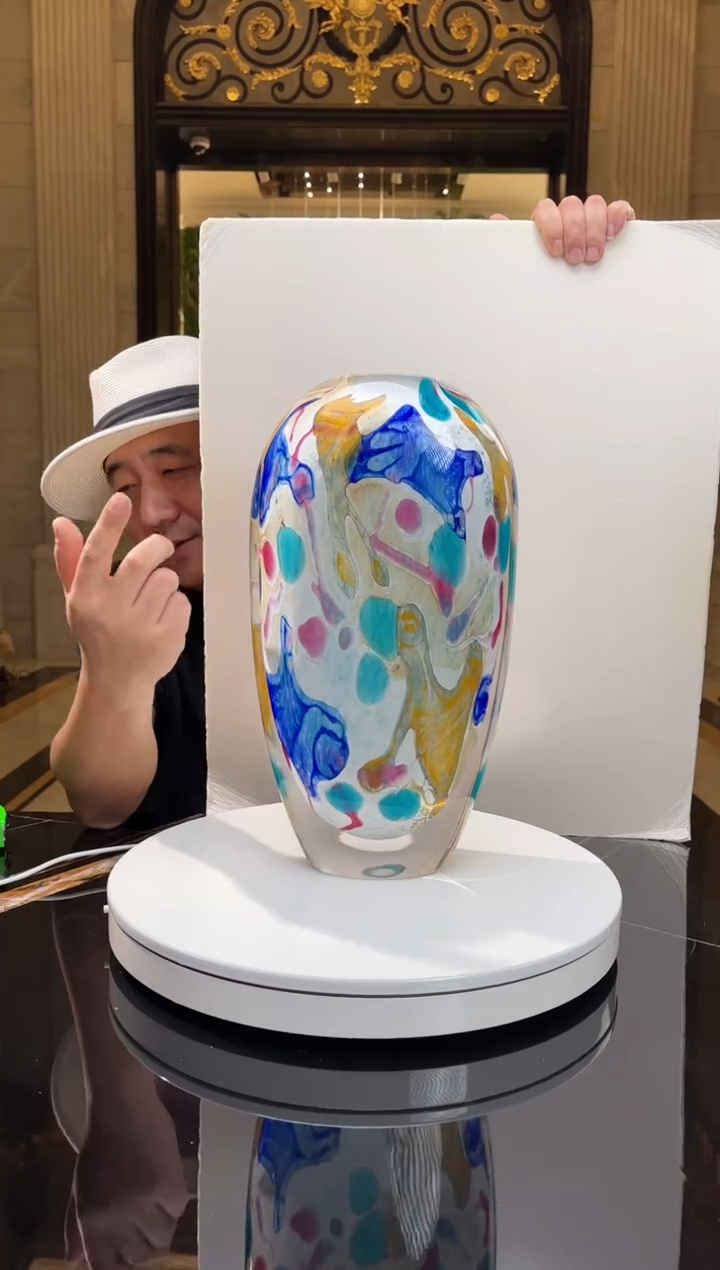 【闪购商品】摆件AJ05130艺术琉璃花器