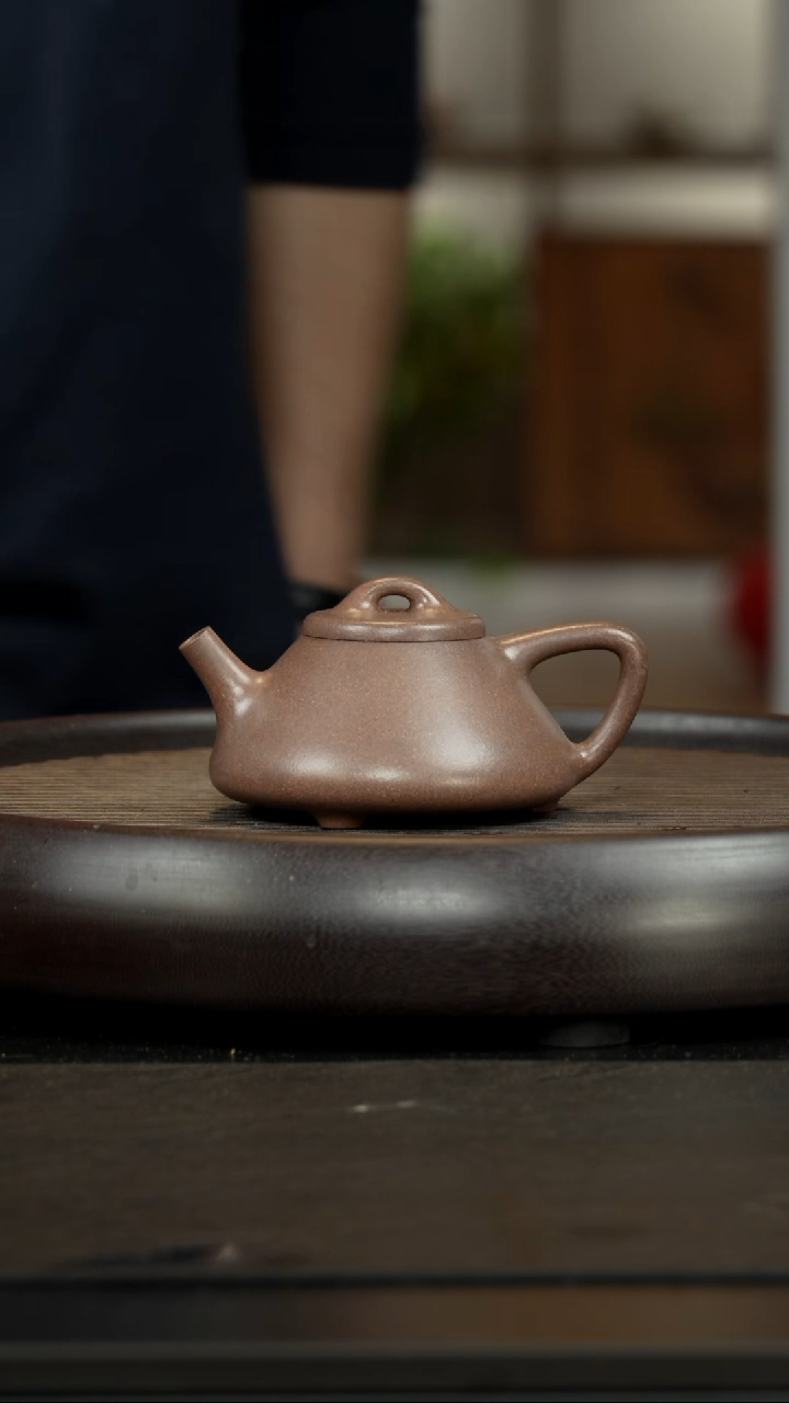 【闪购商品】紫砂茶杯玄武岩降温烧 全手工 子冶石瓢壶