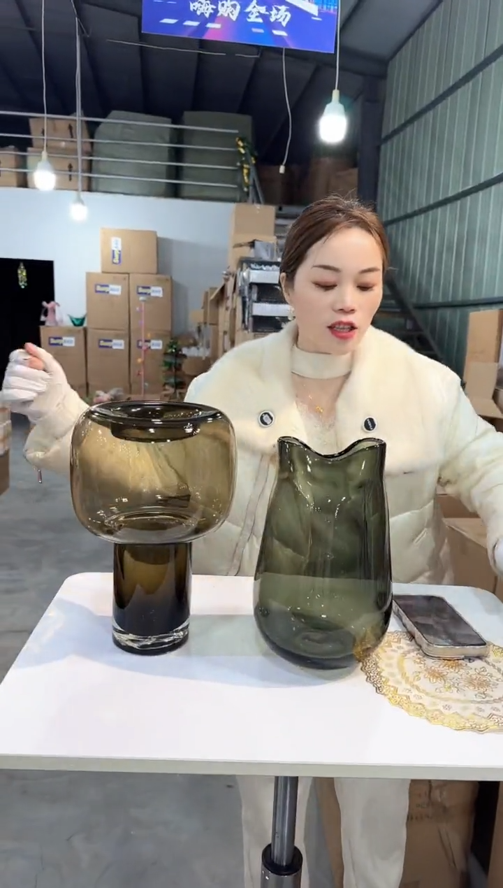 【闪购商品】无铅玻璃悠悠Z-花器-69早一对