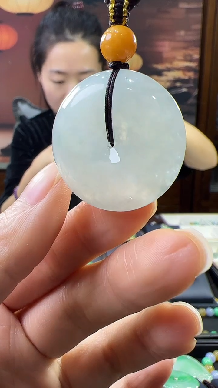 未镶嵌挂件翡翠平安扣