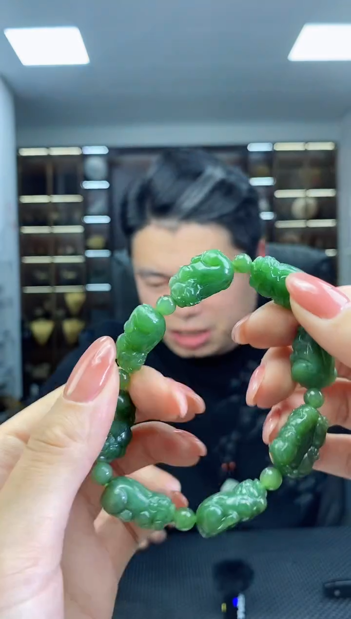 【闪购商品】和田玉手串未镶嵌貔貅手串清货3