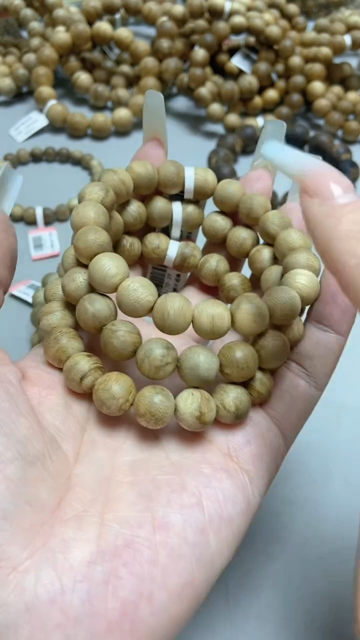 手串沉香菩萨棋圆珠单圈1.1虫漏多样性发其一