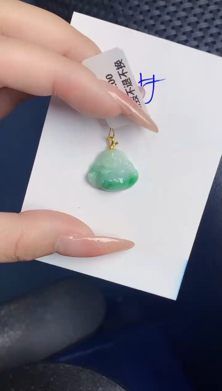 【闪购商品】翡翠颈饰18K金镶嵌000000000
