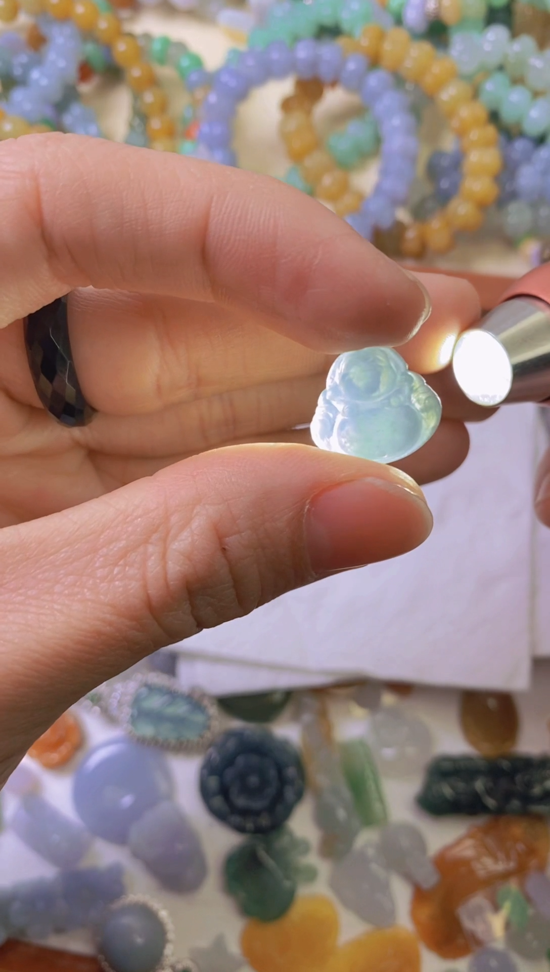 【闪购商品】翡翠颈饰未镶嵌【闪购商品】 天然翡翠