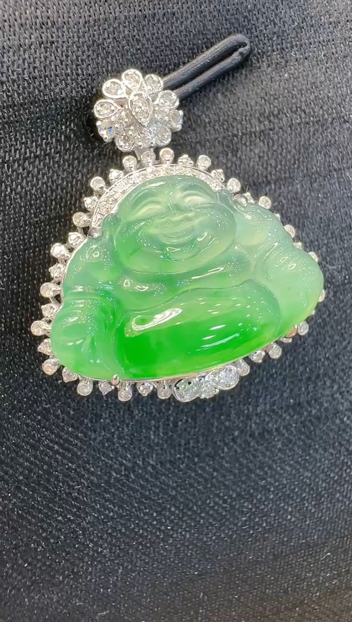 【闪购商品】翡翠吊坠(不含链)18K金镶嵌多样性团购发一件
