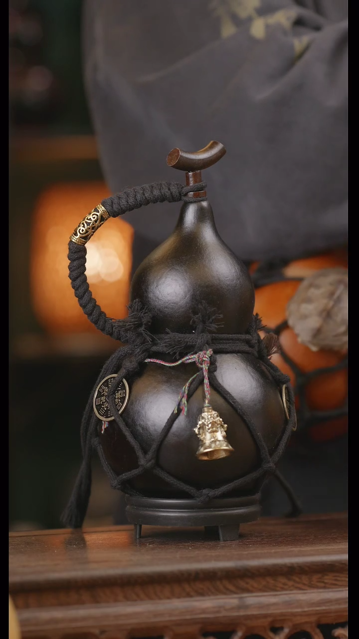 【闪购商品】259号精品天然大漆工艺防渗内胆酒葫芦~