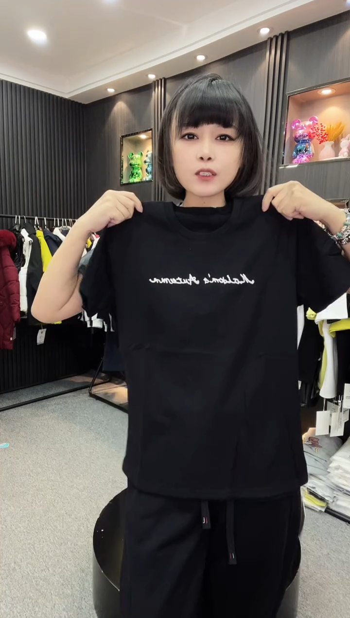 萍姐短袖-----06黑