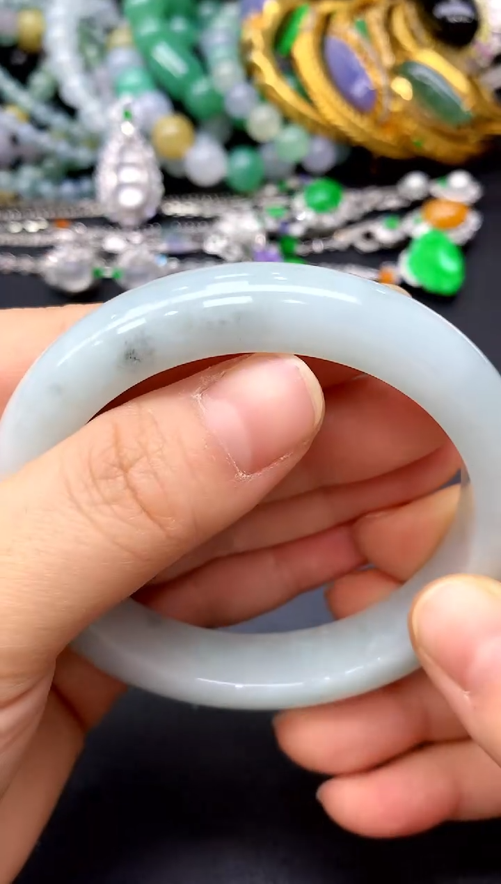 未镶嵌手镯翡翠124-中国好珍宝