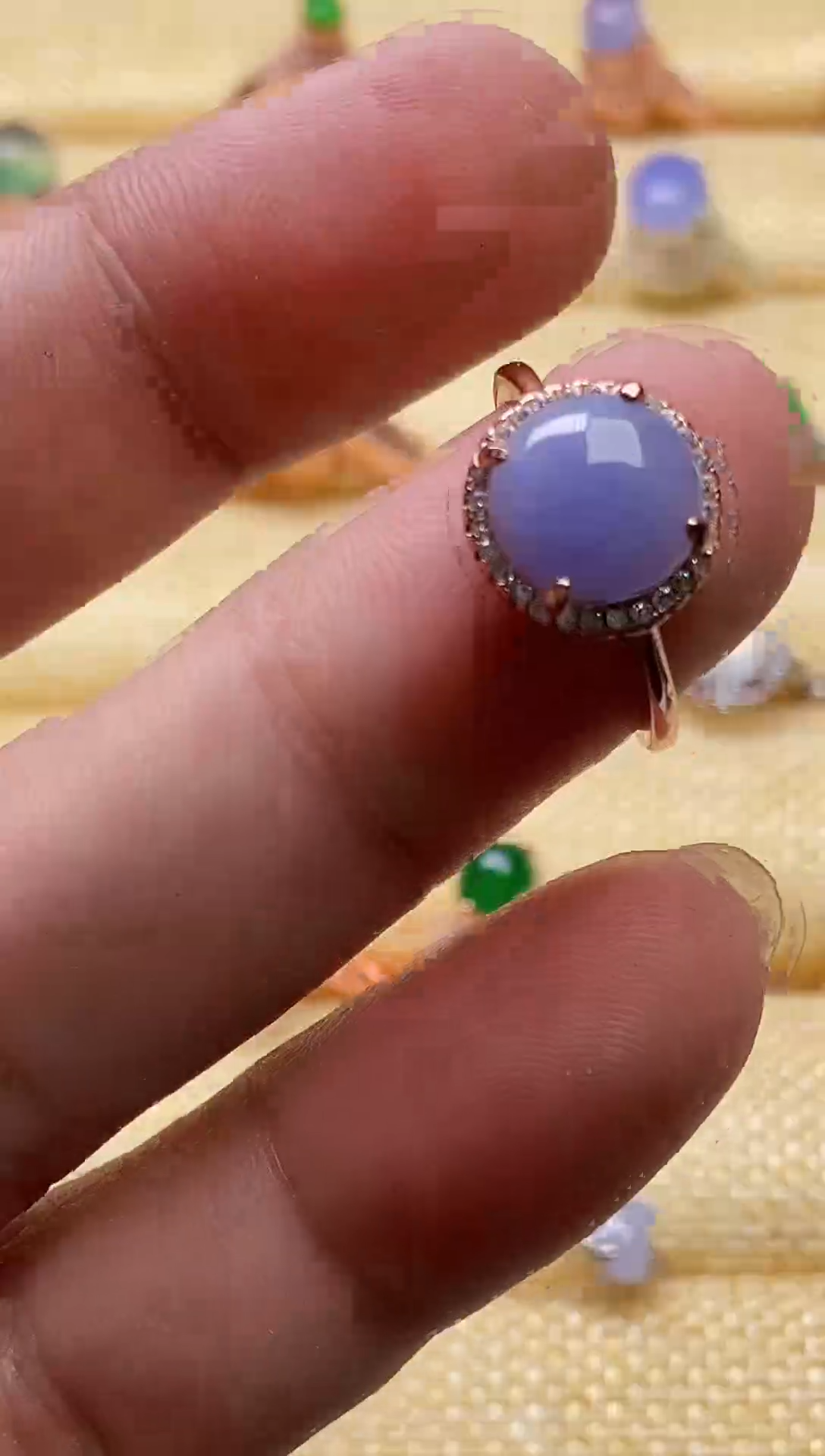 【闪购商品】翡翠戒指银S925镶嵌0000