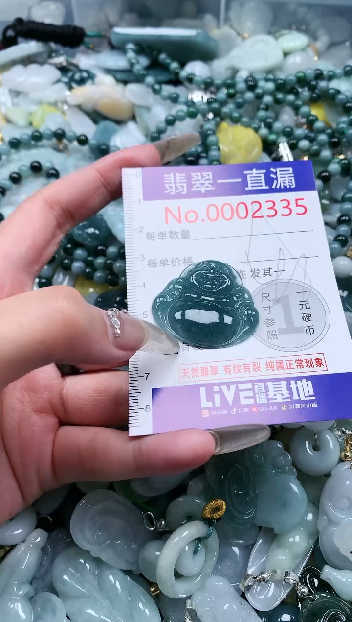 【闪购商品】翡翠吊坠(不含链)未镶嵌2335