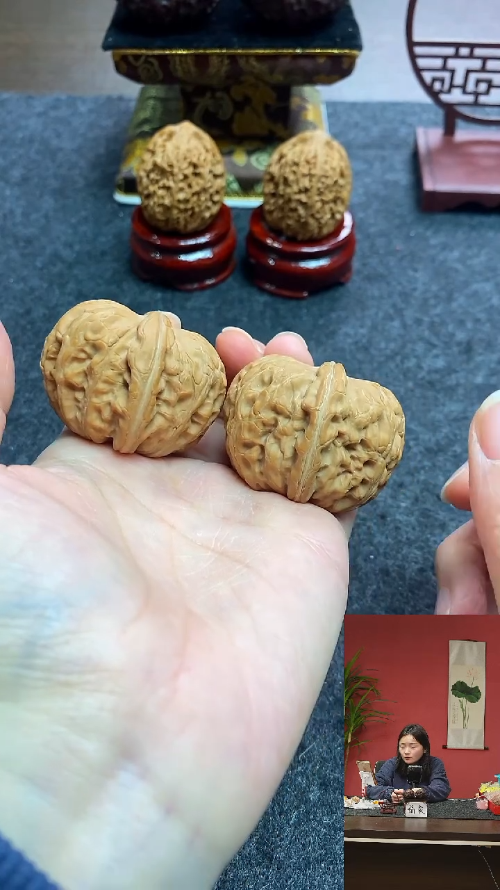 【闪购商品】文玩核桃把件44全品平谷元宝