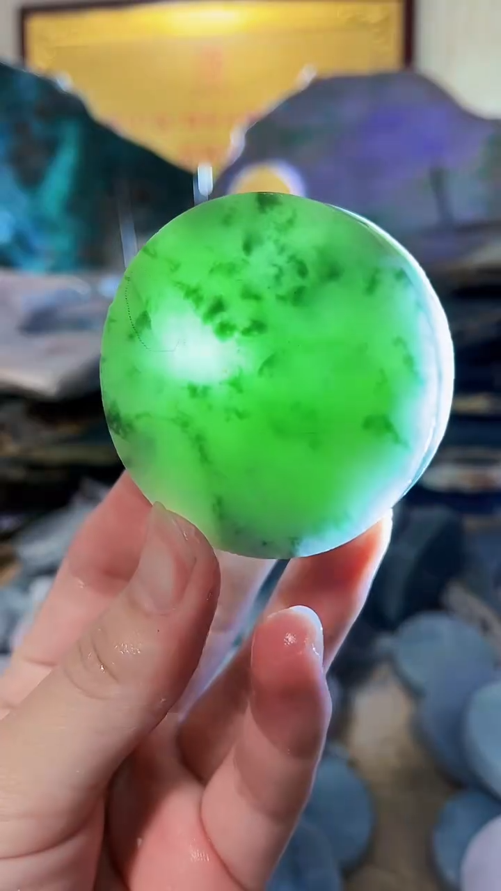 【闪购商品】翡翠颈饰未镶嵌A货白文1904