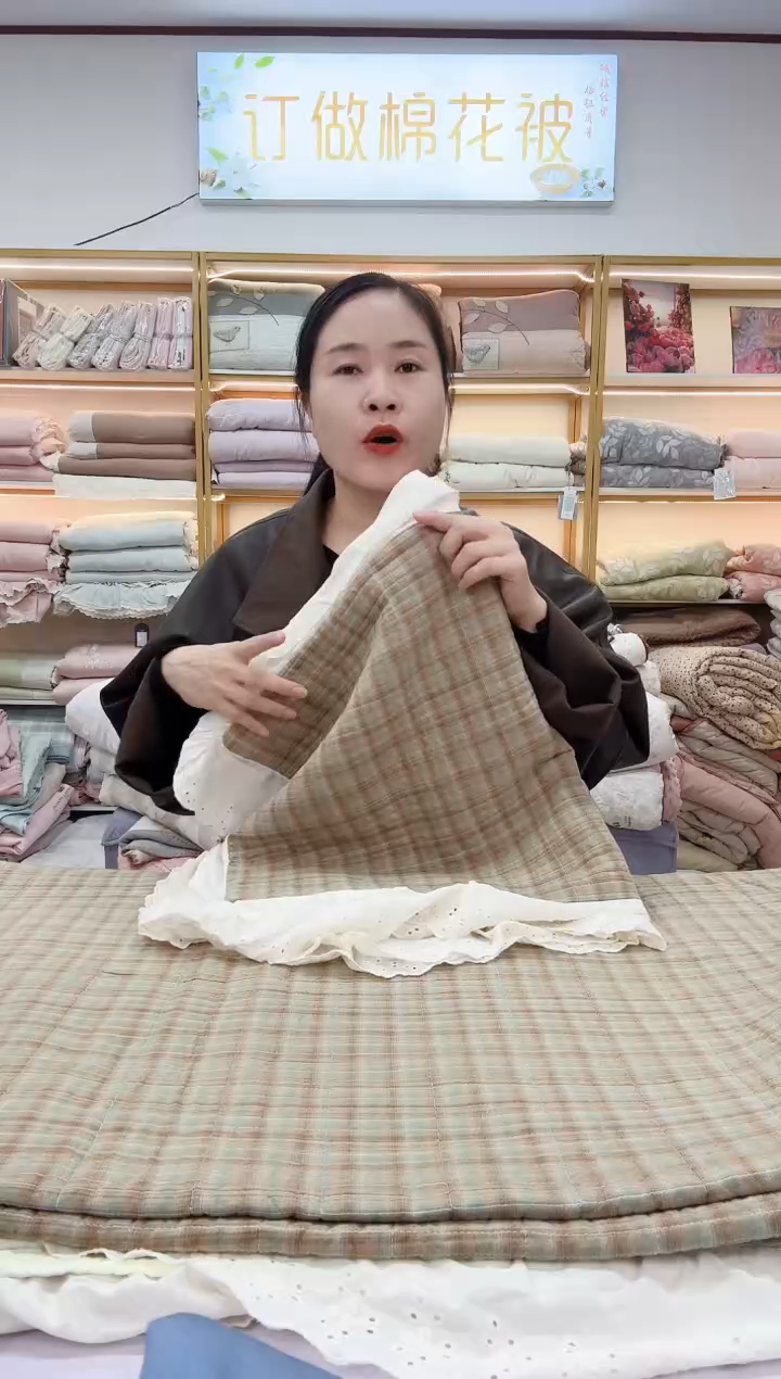 棉新款美学床盖三件套    