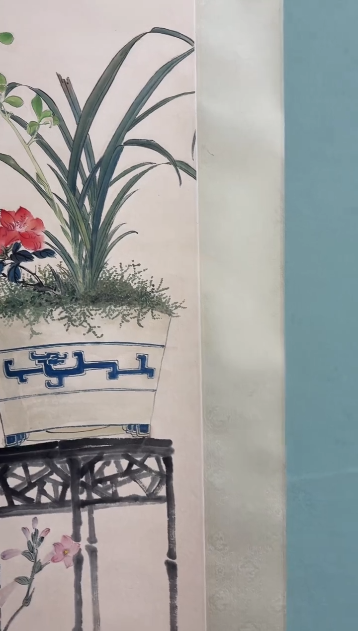 国画携***爷黄老师孔雀