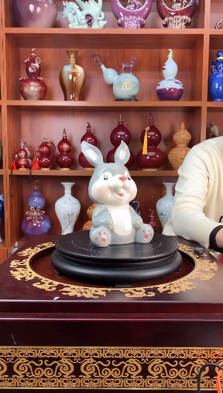 陶1斤装兔子空酒坛