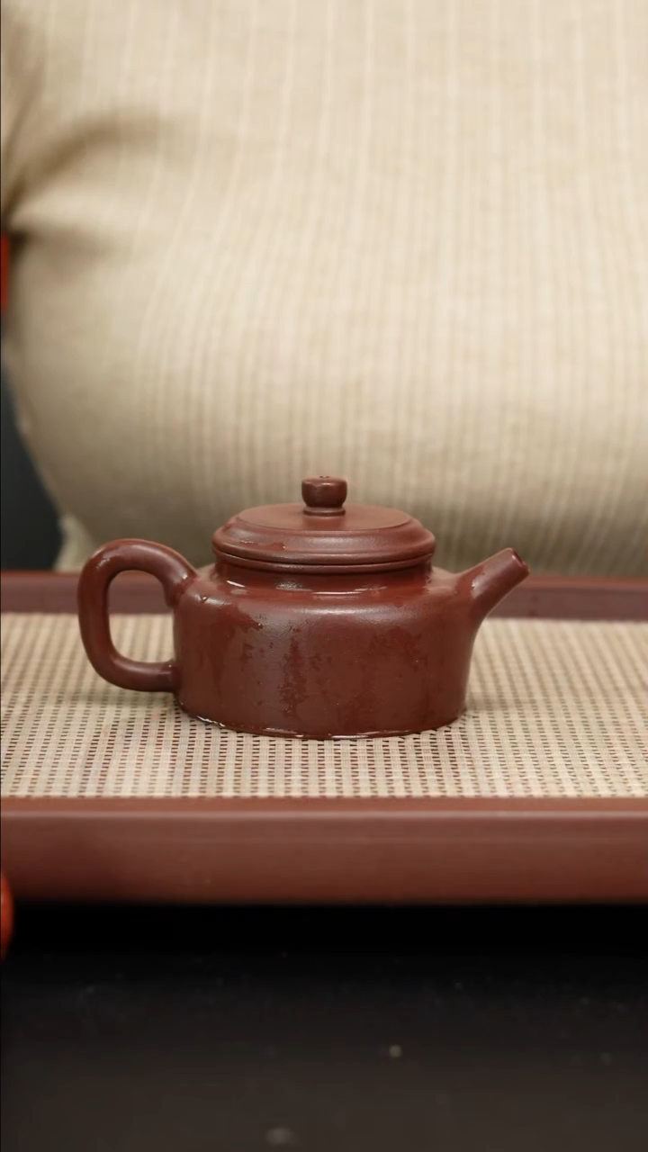 【闪购商品】紫砂茶壶四号井中槽青德钟160