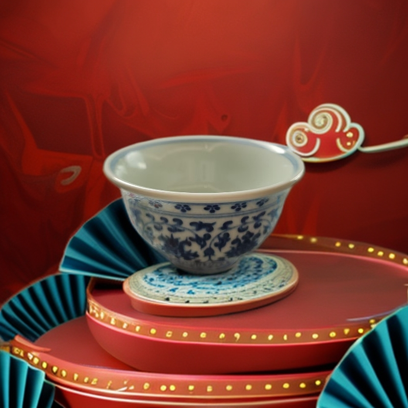 景德镇宁封窑陶瓷茶杯柴窑 69  NFCY7002