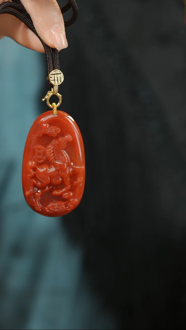 南红玛瑙未镶嵌颈饰@HMG54052217@小号