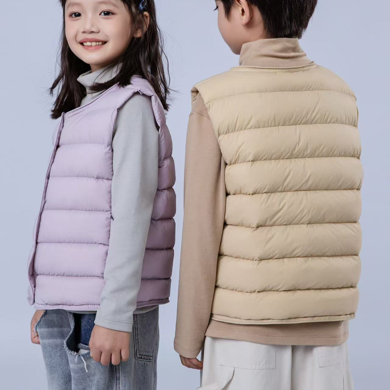 DQJ 2024秋冬新款韩版百搭加厚坎肩马甲羽绒内胆 24911