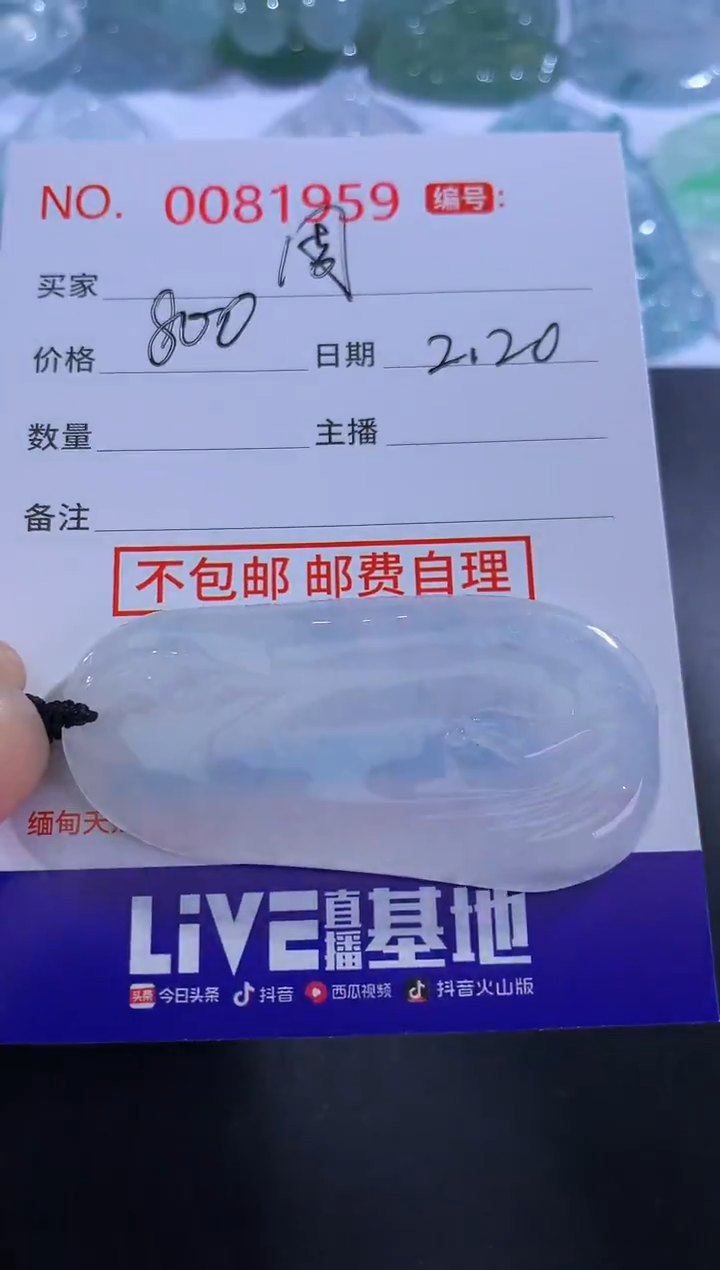 【闪购商品】翡翠颈饰未镶嵌周