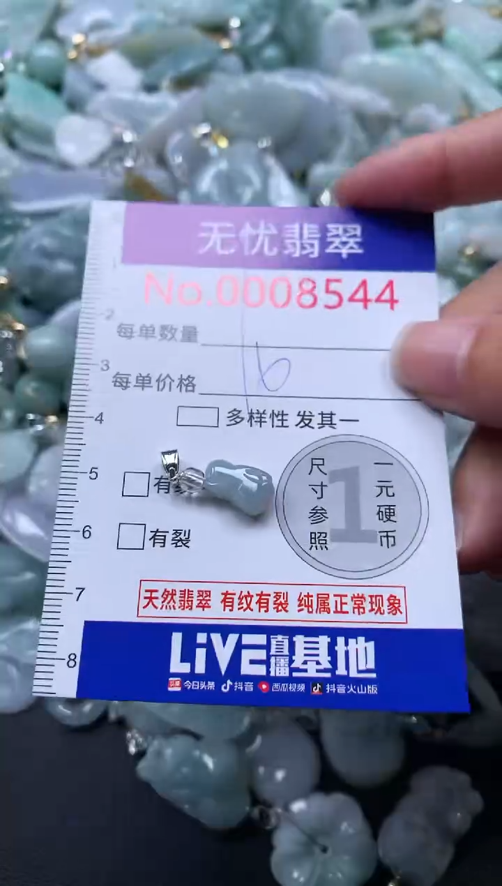颈饰未镶嵌翡翠8544