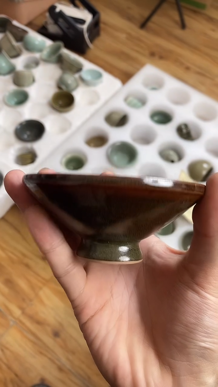 【山隐青瓷】气烧杯子    全品