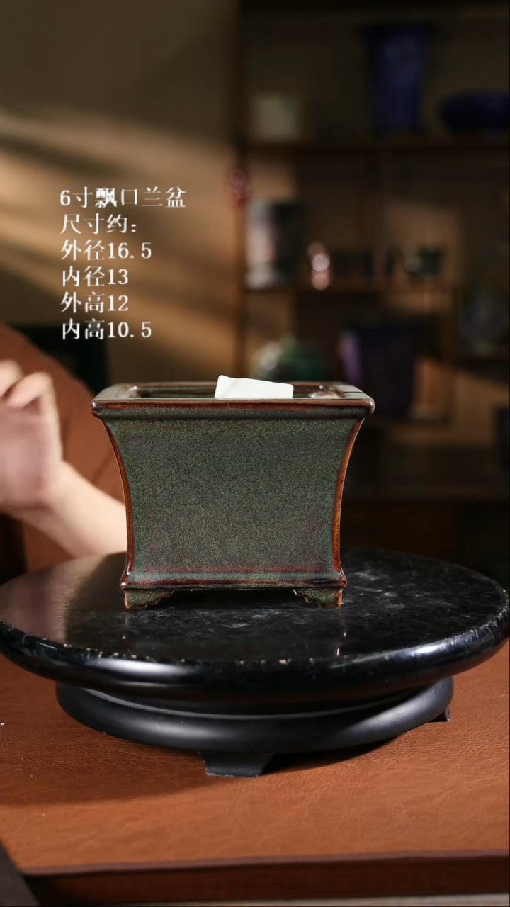 【限时买三免一活动】6寸飘口兰盆934