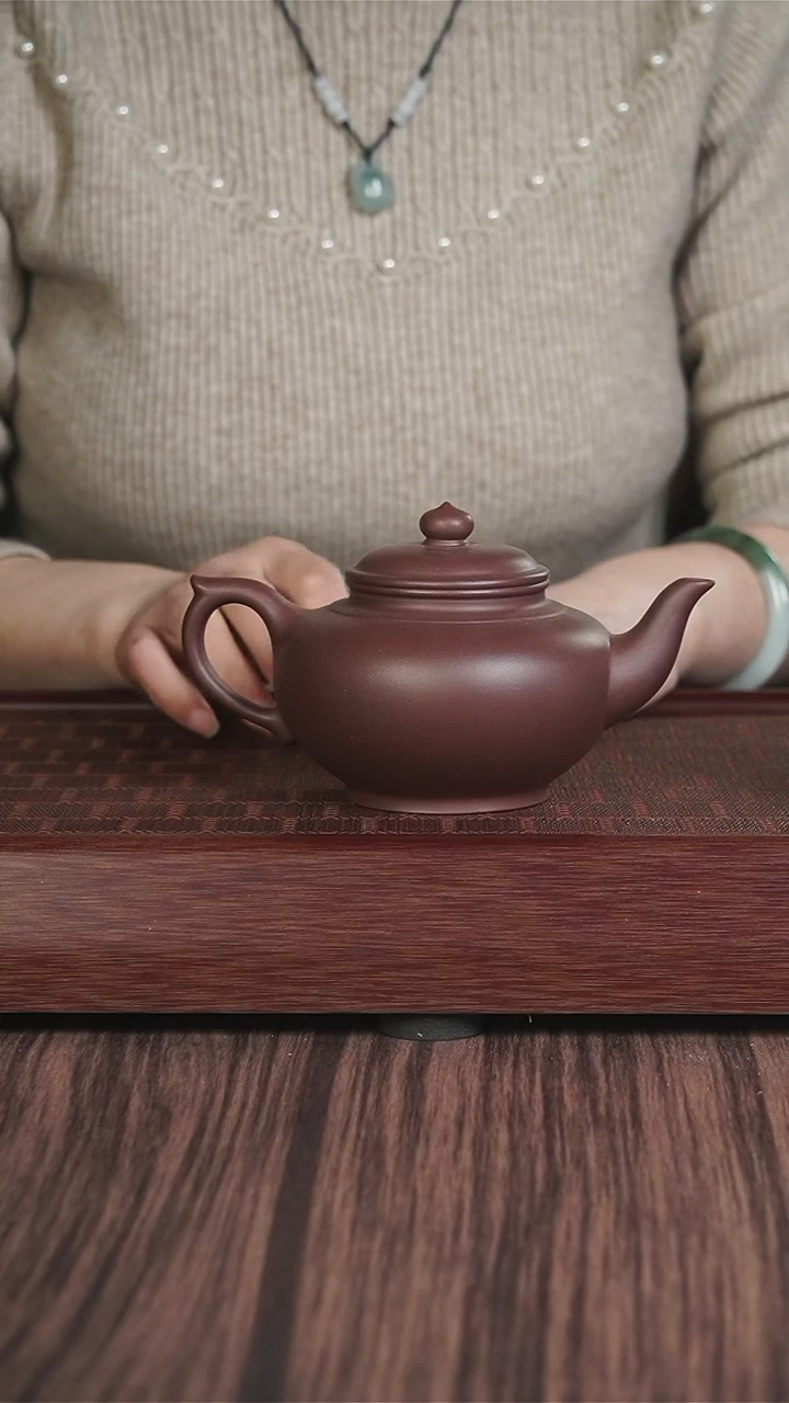 【闪购商品】紫砂茶壶lxr  紫泥  笑樱