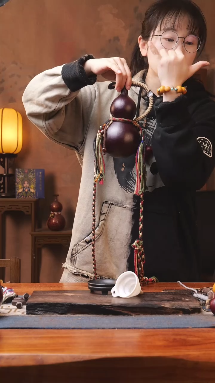 【闪购商品】473号精品大漆葫芦防腐防渗装水茶酒