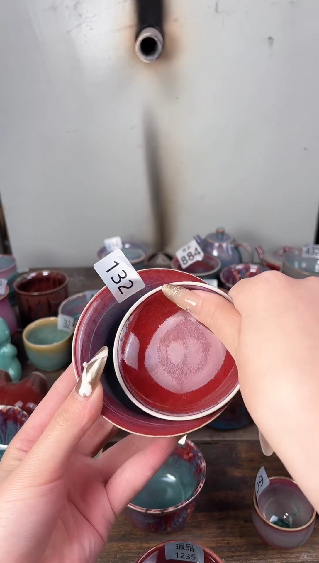 【闪购商品】摆件钧瓷手工茶器窑变