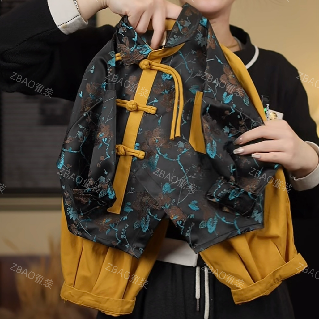 2025新款儿童汉服2024春夏款中国风国潮唐装36031