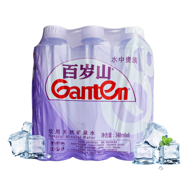 【冰镇】百岁山矿泉水 348ml*6