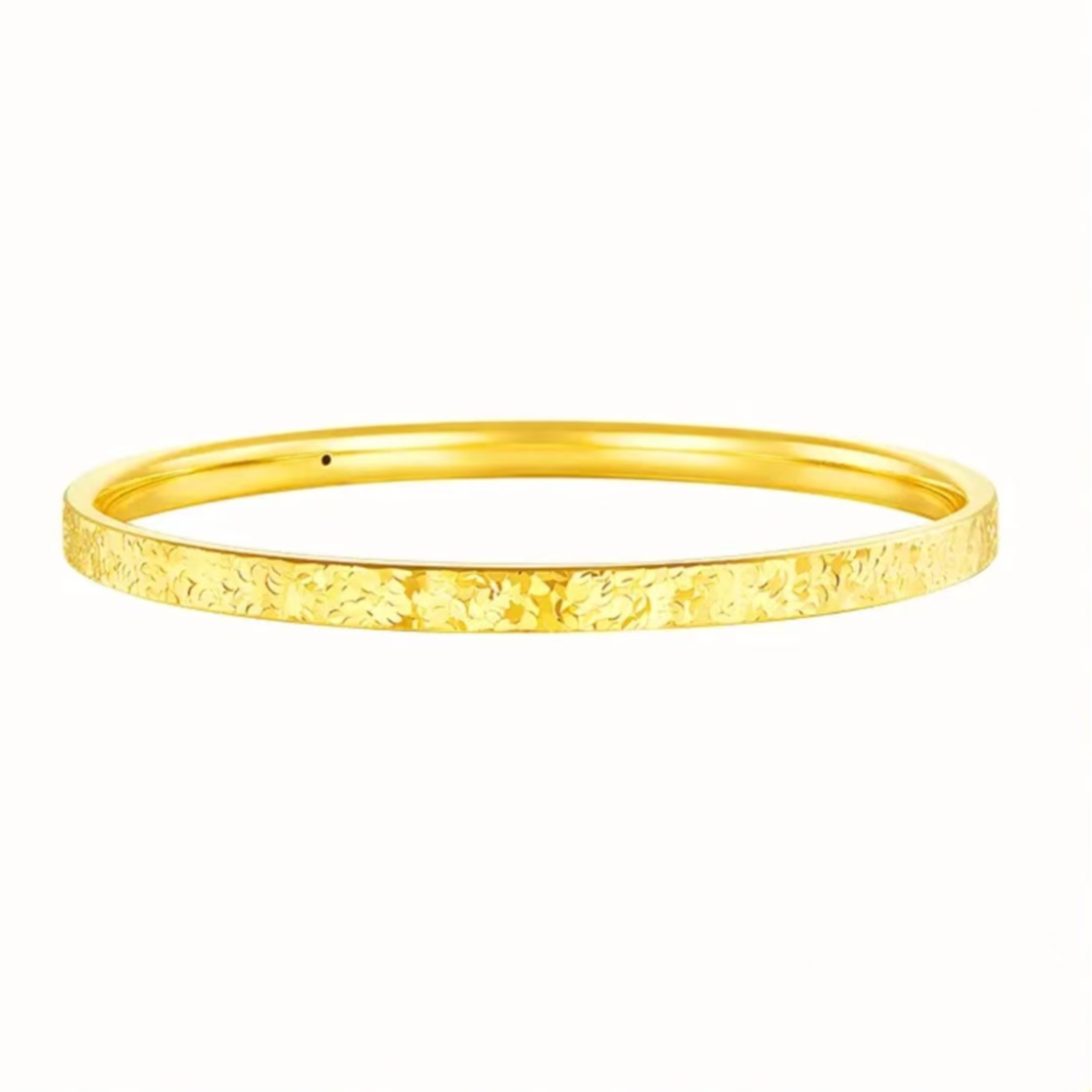 【小敏专属】足金碎冰冰手镯鎏金款时尚手环