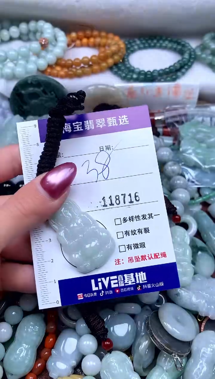 颈饰未镶嵌翡翠早38