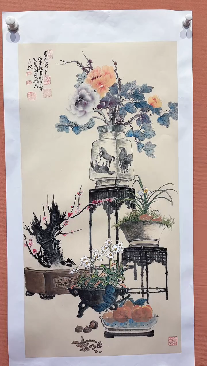 国画师立照老师国画作品