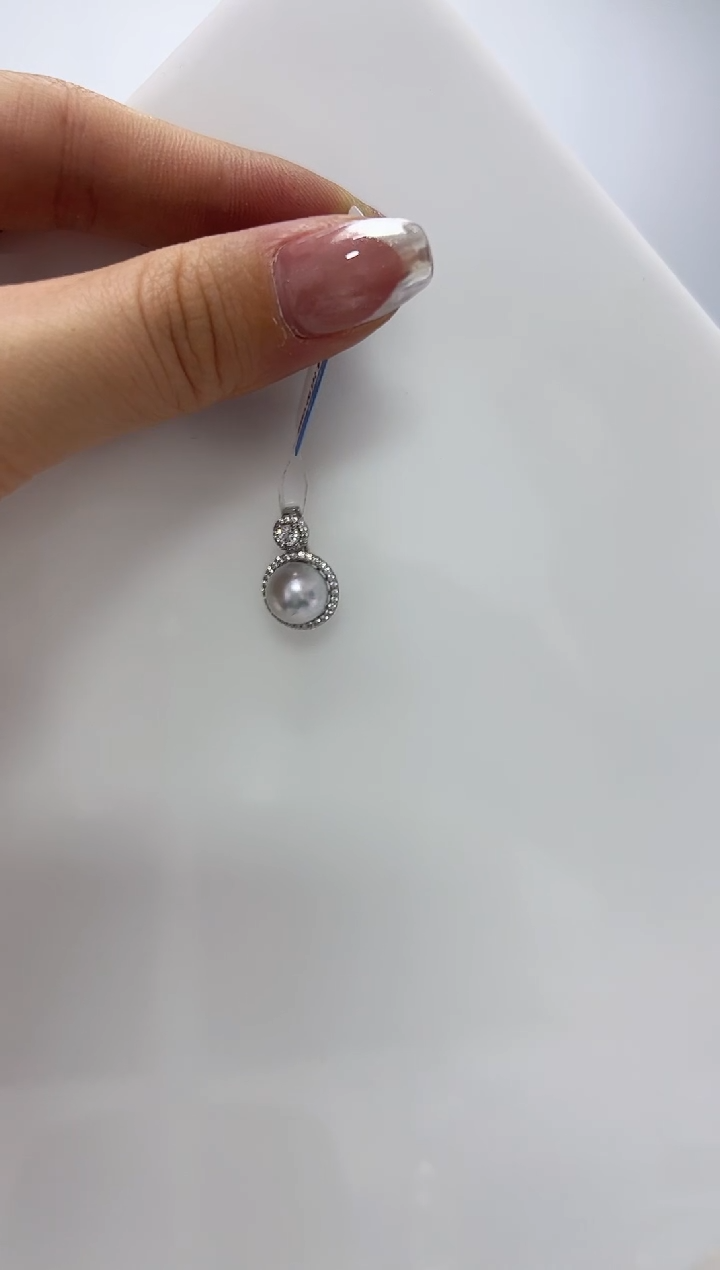 【闪购商品】海水珍珠DA银S925镶嵌吊坠 SS106