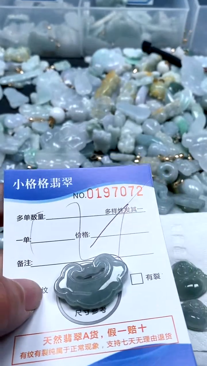 【闪购商品】翡翠颈饰未镶嵌闪购商品0197072