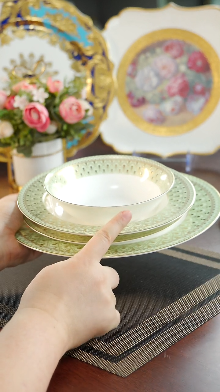 【闪购商品】瓷片到手十件套 6盘4碗 福利价