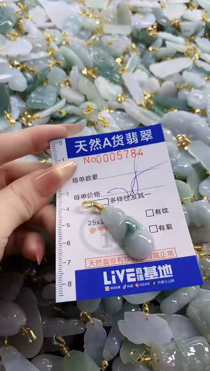 颈饰未镶嵌翡翠天然A货翡翠